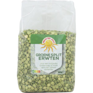 Groene split erwten